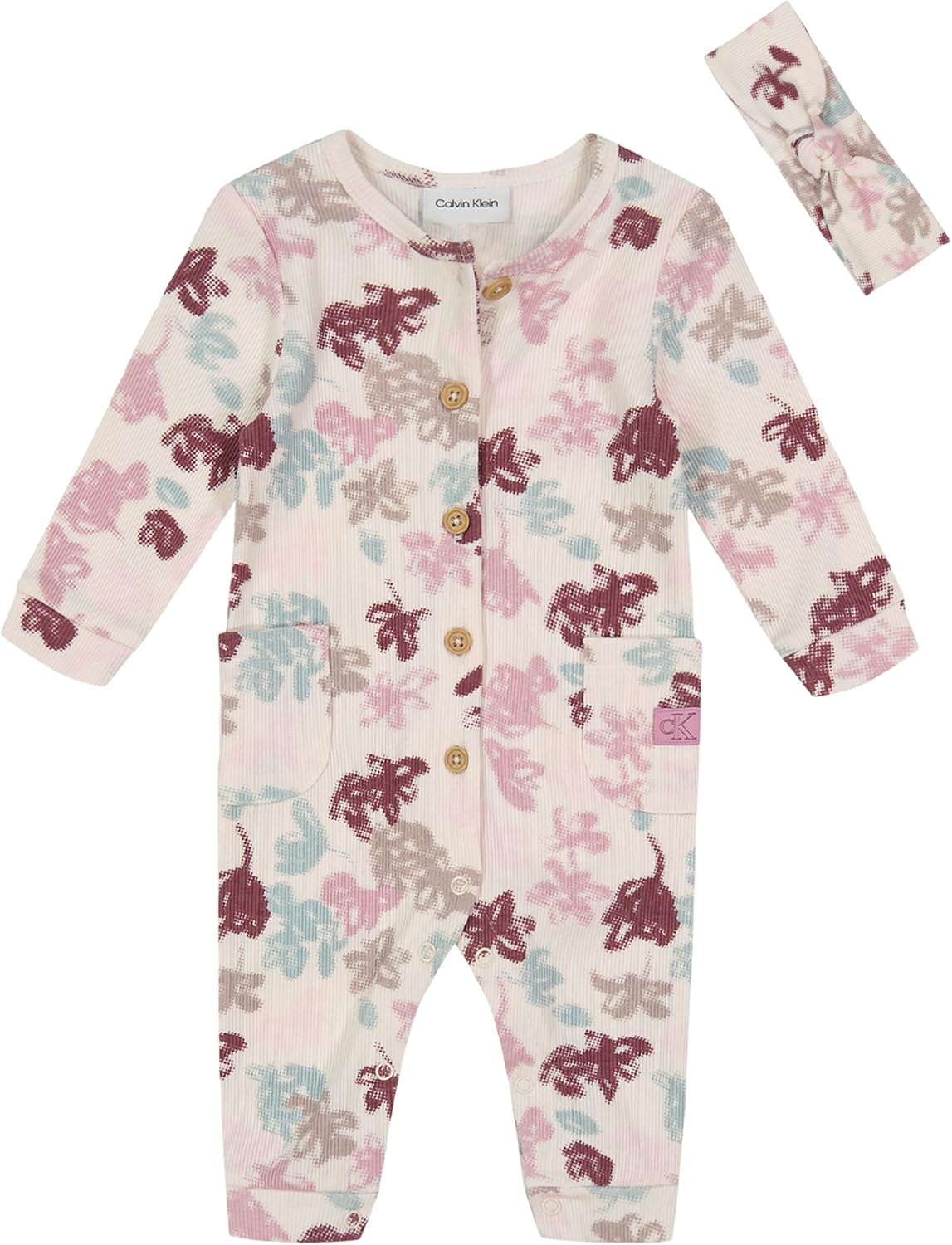 Комбинезон Calvin Klein для девочек с повязкой на голову, Whitecap Grey
Комбинезон Calvin Klein для девочек с повязкой на голову, Whitecap Grey