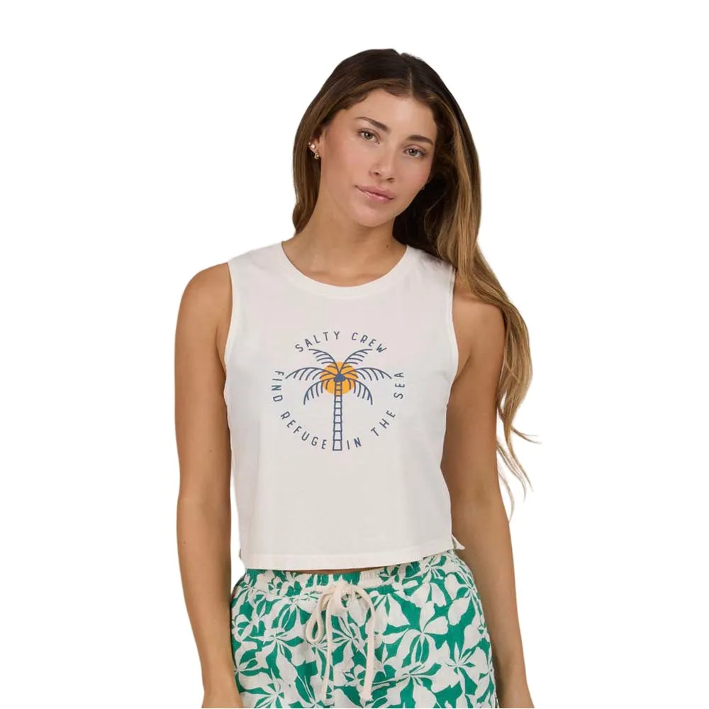Футболка без рукавов Salty Crew Queen palm cropped, белый
Футболка без рукавов Salty Crew Queen palm cropped, белый