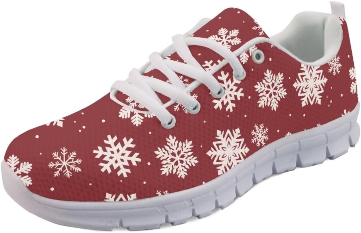 Кроссовки Forchrinse для женщин и мужчин, повседневные, с шнуровкой, для бега и тенниса, обувь для праздников и вечеринок, Christmas Snowflakes
Кроссовки Forchrinse для женщин и мужчин, повседневные, с шнуровкой, для бега и тенниса, обувь для праздников и вечеринок, Christmas Snowflakes