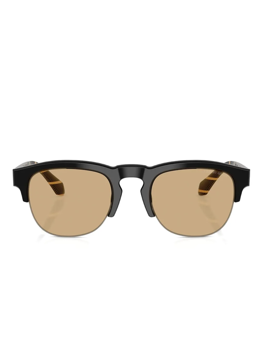 Солнцезащитные очки в полосатой оправе Giorgio Armani, черный
Солнцезащитные очки в полосатой оправе Giorgio Armani, черный