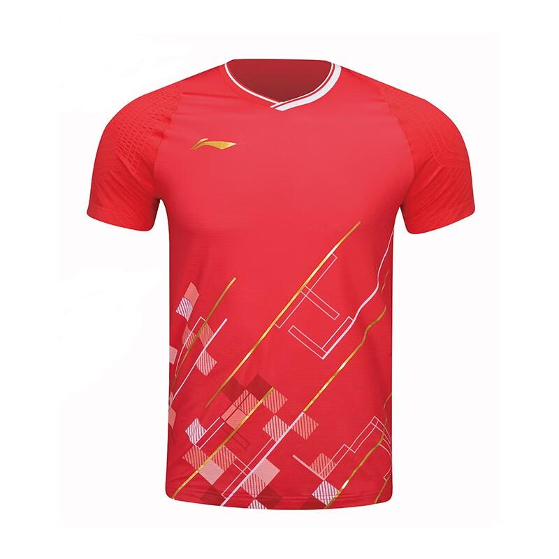 Футболка для бадминтона LiNing мужская красная
Футболка для бадминтона LiNing мужская красная