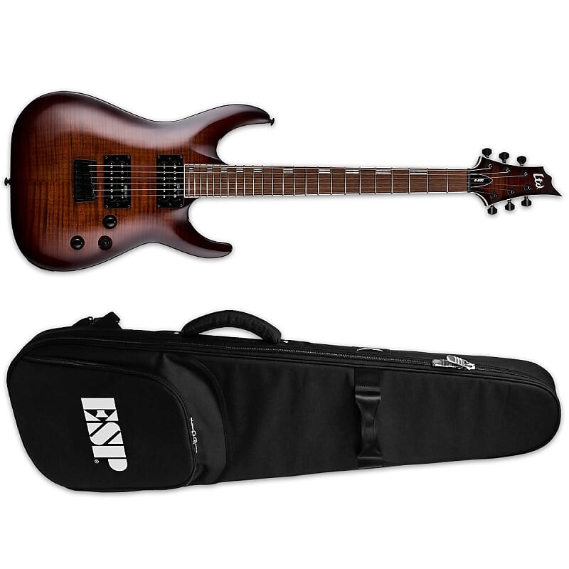Электрогитара ESP LTD H-200FM Dark Brown Sunburst Electric Guitar + ESP Gig Bag H-200 FM H200
Электрогитара ESP LTD H-200FM Dark Brown Sunburst Electric Guitar + ESP Gig Bag H-200 FM H200