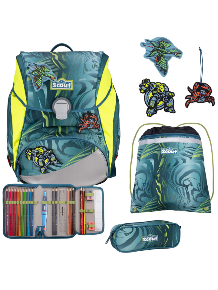 Scout Набор школьных сумок Alpha, 4 предмета, стандарт DIN Action, зеленый
Scout Набор школьных сумок Alpha, 4 предмета, стандарт DIN Action, зеленый