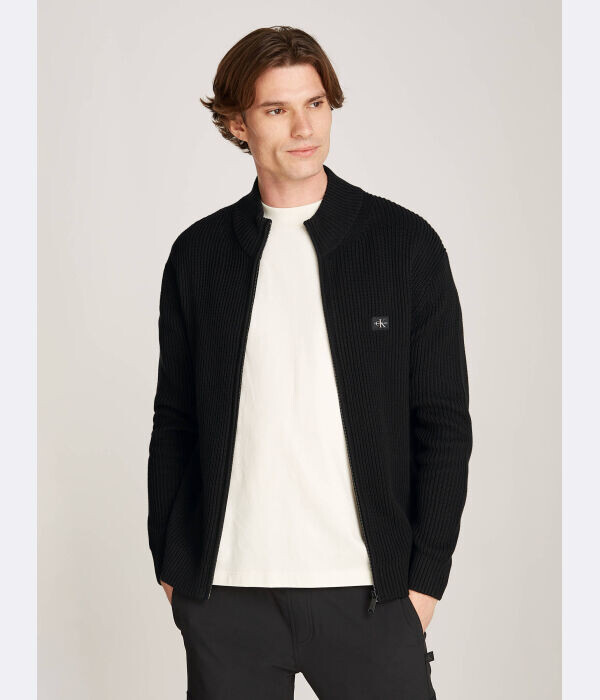 Кардиган мужской Calvin Klein Jeans вязаный на молнии, черный
Кардиган мужской Calvin Klein Jeans вязаный на молнии, черный