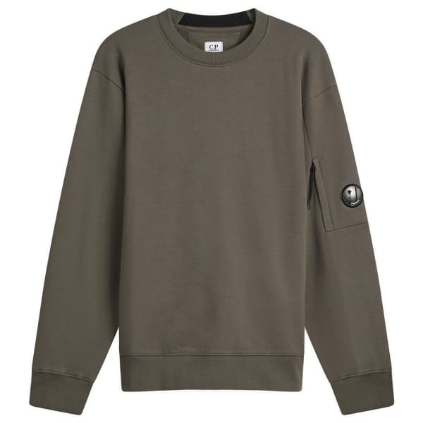 Толстовка с круглым вырезом и диагональным рельефным рисунком из флиса C.P. Company, Gunmetal
Толстовка с круглым вырезом и диагональным рельефным рисунком из флиса C.P. Company, Gunmetal