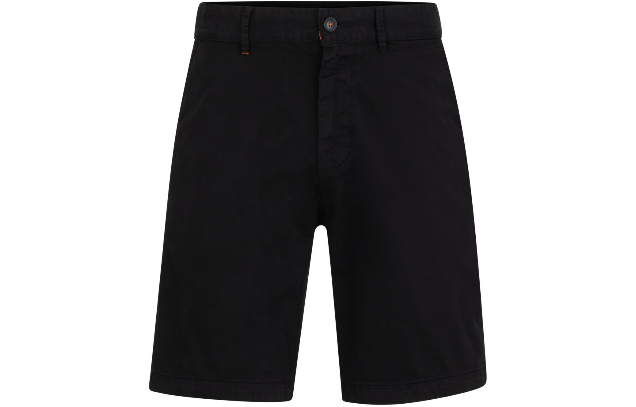 Хлопковые чинос-шорты с эффектом стрейч HUGO BOSS, черный
Хлопковые чинос-шорты с эффектом стрейч HUGO BOSS, черный