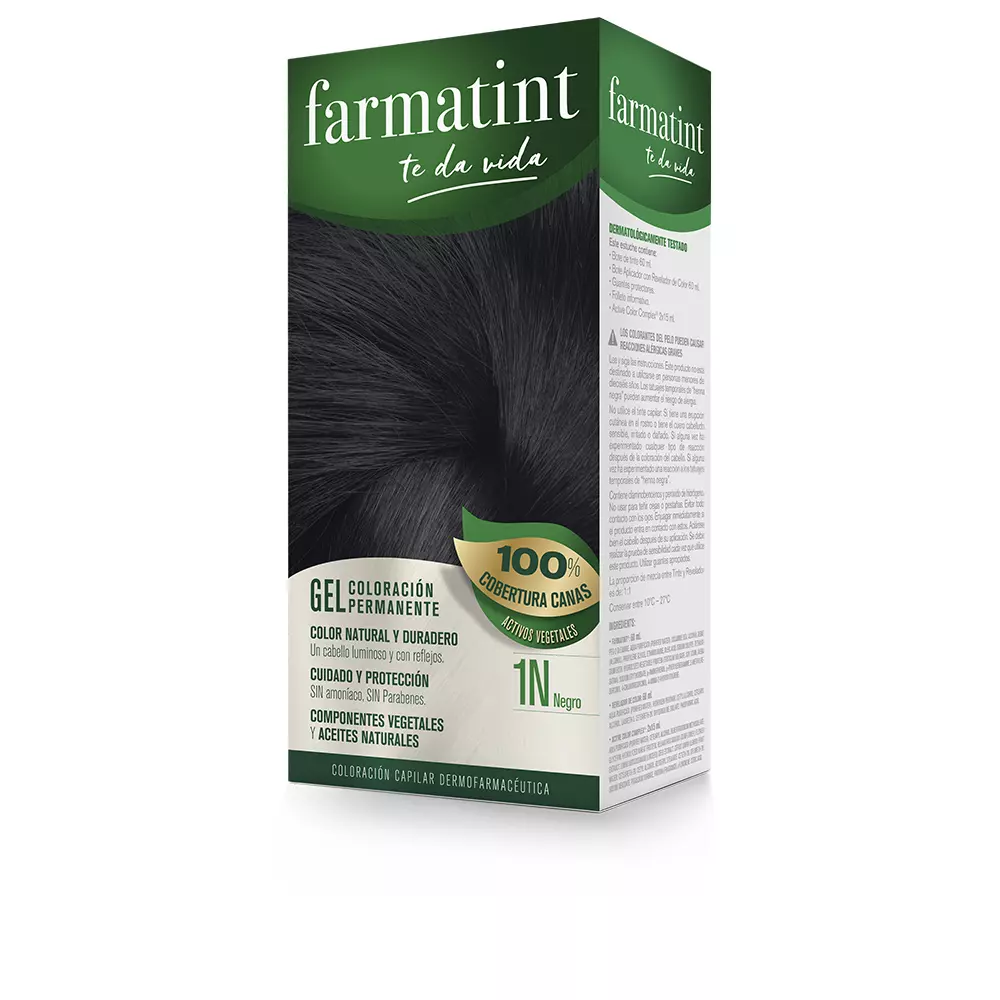 Краска для волос Farmatint gel coloración permanente Farmatint, цвет 1n-negro, 5 шт.
Краска для волос Farmatint gel coloración permanente Farmatint, цвет 1n-negro, 5 шт.
