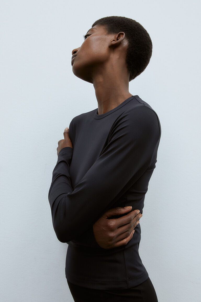 Спортивный топ drymove H&M, черный
Спортивный топ drymove H&M, черный