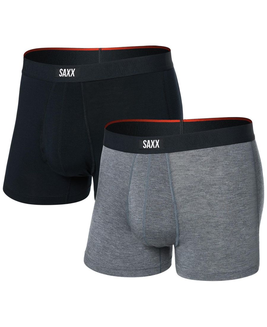 Мужские боксерские трусы Daytripper, комплект из 2 штук Свободный крой SAXX, Black/dark Grey Heather
Мужские боксерские трусы Daytripper, комплект из 2 штук Свободный крой SAXX, Black/dark Grey Heather