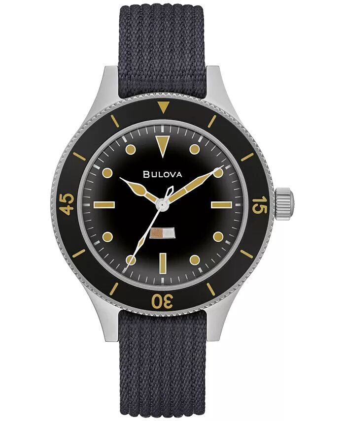 Мужские автоматические часы MIL-SHIPS-W-2181 с темно-синим нейлоновым ремешком, 41 мм — ограниченная серия Bulova
Мужские автоматические часы MIL-SHIPS-W-2181 с темно-синим нейлоновым ремешком, 41 мм — ограниченная серия Bulova