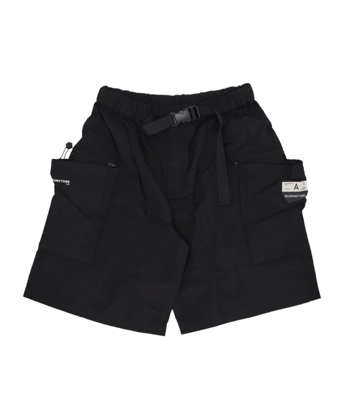 Черные шорты-карго с эластичным поясом Acupuncture, черный
Черные шорты-карго с эластичным поясом Acupuncture, черный