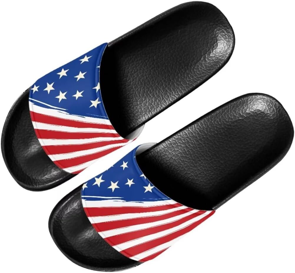 Унисекс тапочки Mumeson, домашняя обувь, летние нескользящие пляжные сандалии, легкие тапочки для дома и улицы, размеры США 5-11, American Flag-1
Унисекс тапочки Mumeson, домашняя обувь, летние нескользящие пляжные сандалии, легкие тапочки для дома и улицы, размеры США 5-11, American Flag-1