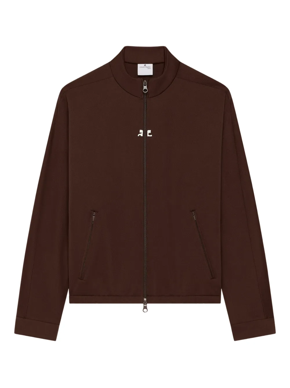 Спортивная куртка на молнии Courrèges, коричневый
Спортивная куртка на молнии Courrèges, коричневый
