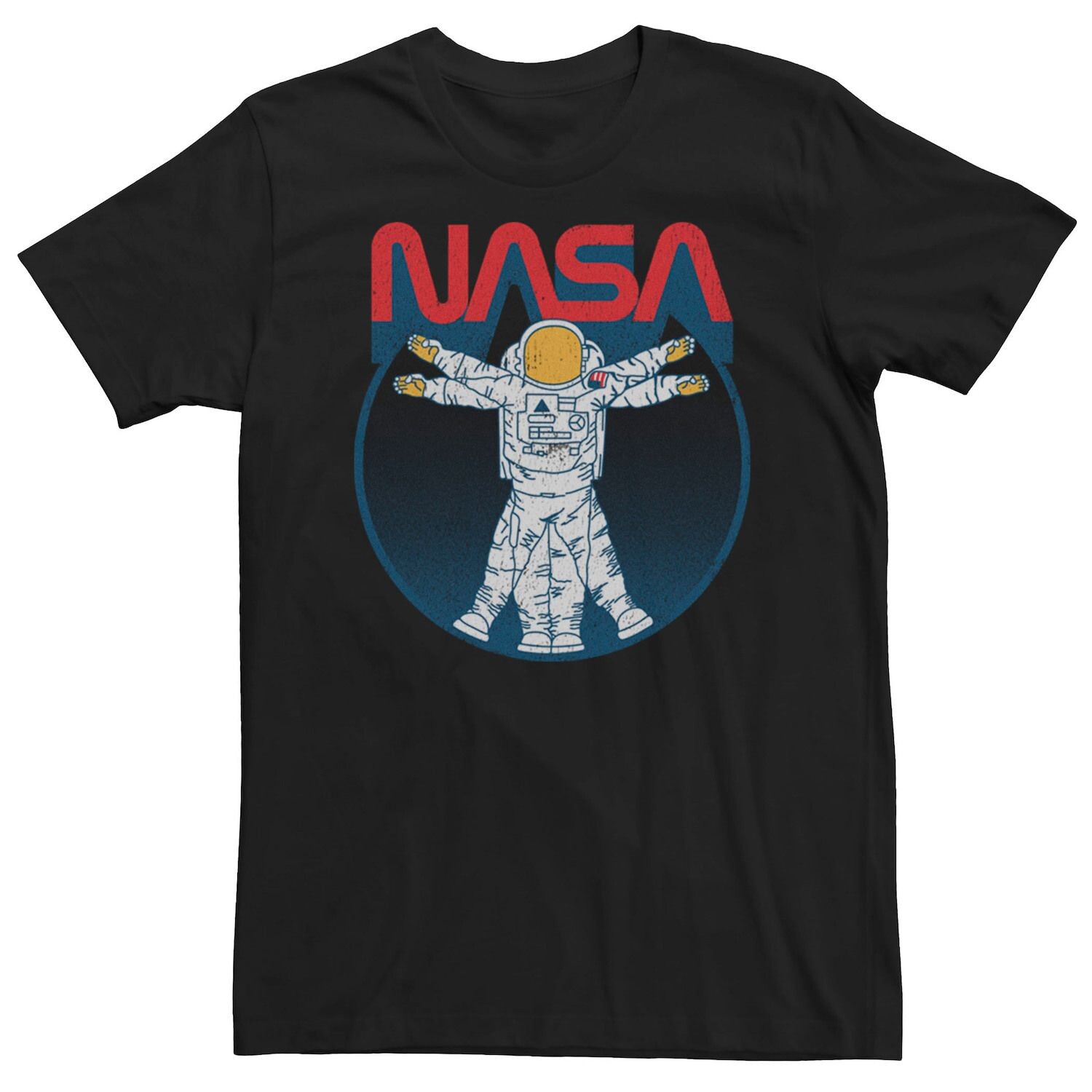Мужская футболка с логотипом NASA Astronaut Vitruvian Licensed Character
Мужская футболка с логотипом NASA Astronaut Vitruvian Licensed Character
