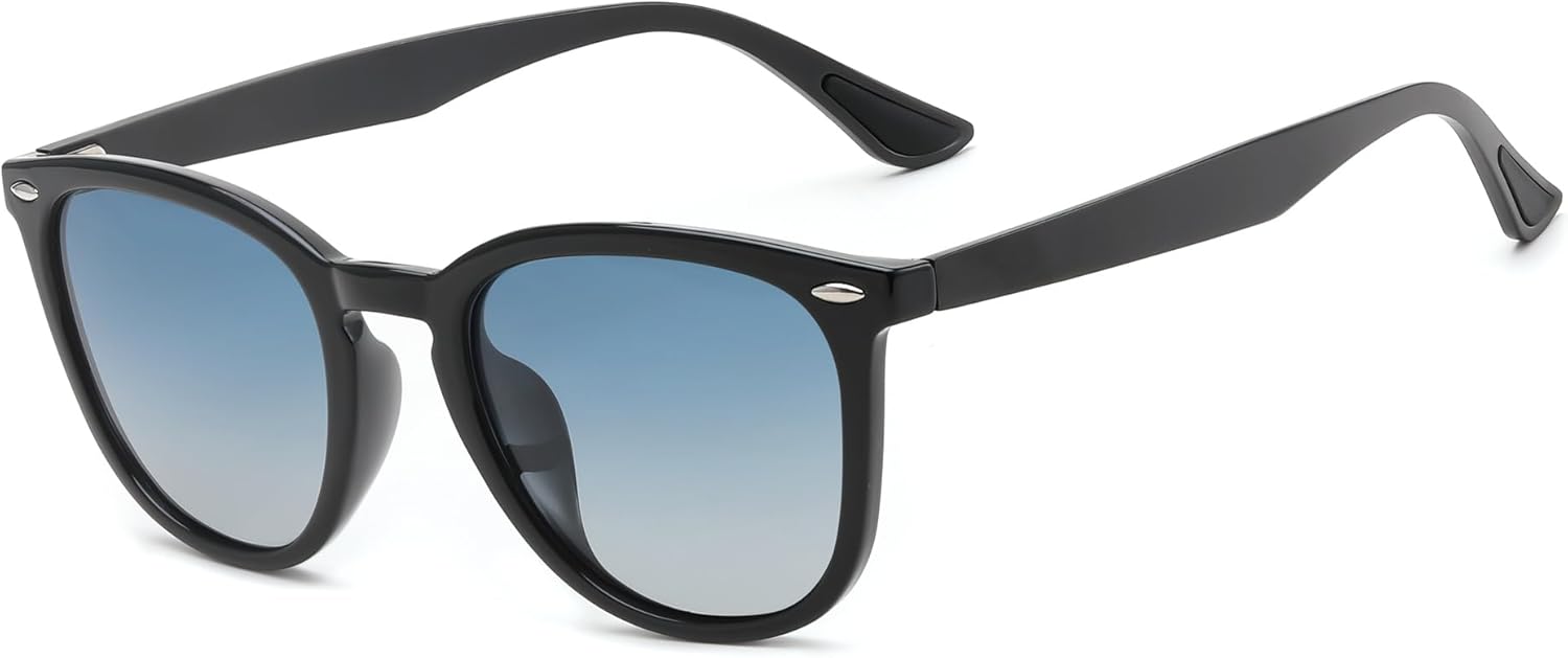 FEISEDY Ретро фотохромные классические поляризованные солнцезащитные очки для женщин и мужчин, модный винтажный стиль, артикул B1123, 001 Black Frame/Gradient Blue Lens
FEISEDY Ретро фотохромные классические поляризованные солнцезащитные очки для женщин и мужчин, модный винтажный стиль, артикул B1123, 001 Black Frame/Gradient Blue Lens