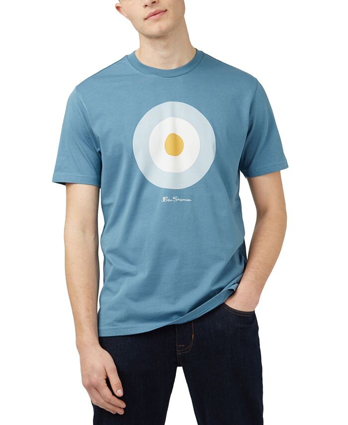 Мужская футболка с короткими рукавами и рисунком Signature Target Ben Sherman, цвет Blue Shadow
Мужская футболка с короткими рукавами и рисунком Signature Target Ben Sherman, цвет Blue Shadow