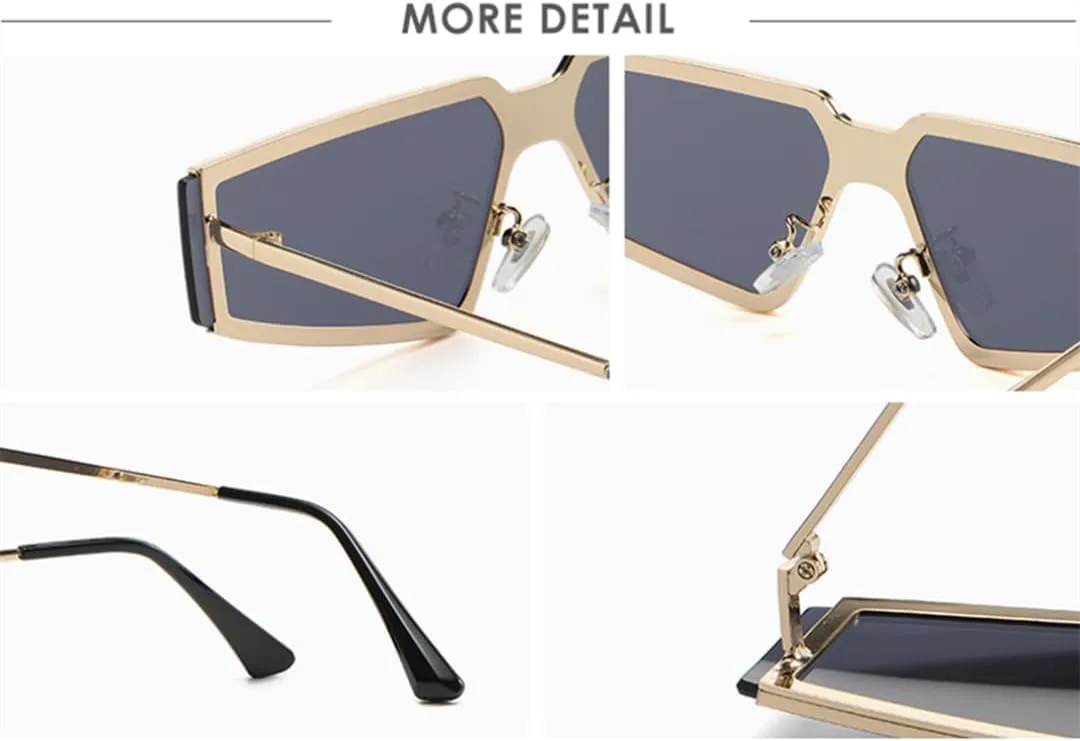 Солнцезащитные очки в металлической оправе для женщин, модные и мужские, винтажные, в стиле стимпанк, с защитой от УФ-излучения UV400 TOIPASTN, Gold Brown
Солнцезащитные очки в металлической оправе для женщин, модные и мужские, винтажные, в стиле стимпанк, с защитой от УФ-излучения UV400 TOIPASTN, Gold Brown