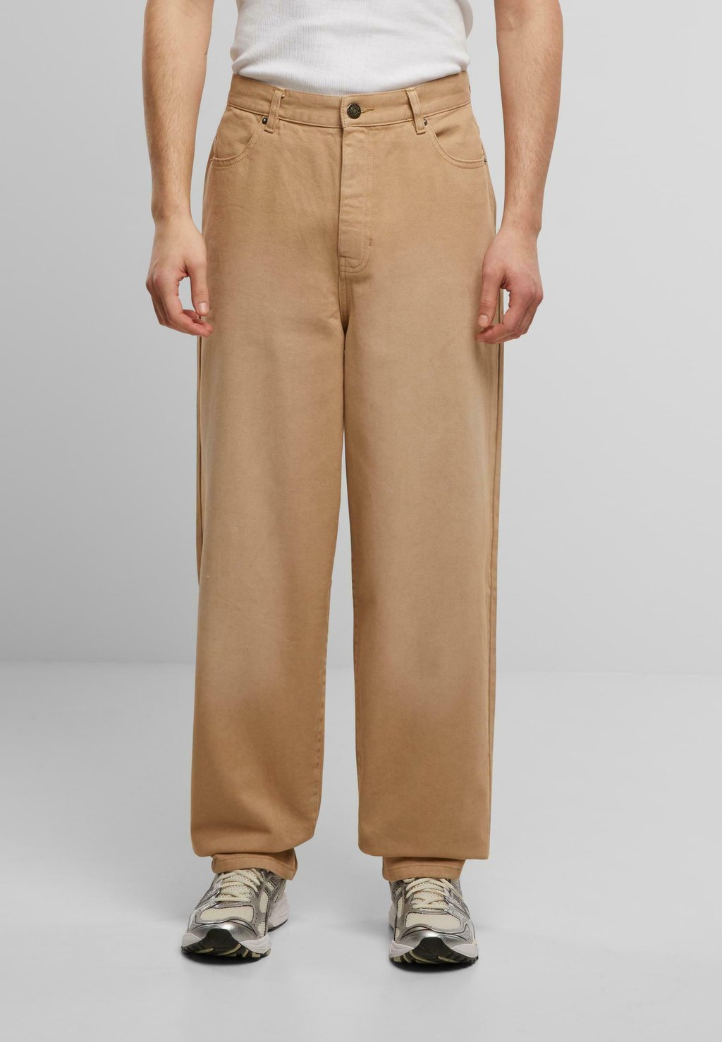 Мешковатые джинсы Urban Classics, бежевый
Мешковатые джинсы Urban Classics, бежевый