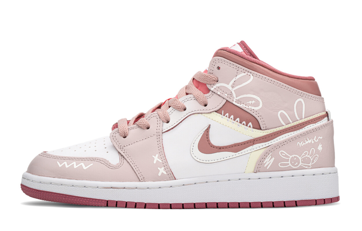 Кроссовки Air Jordan 1 Vintage Basketball Shoes Women's Mid-top White/pink, белый
Кроссовки Air Jordan 1 Vintage Basketball Shoes Women's Mid-top White/pink, белый