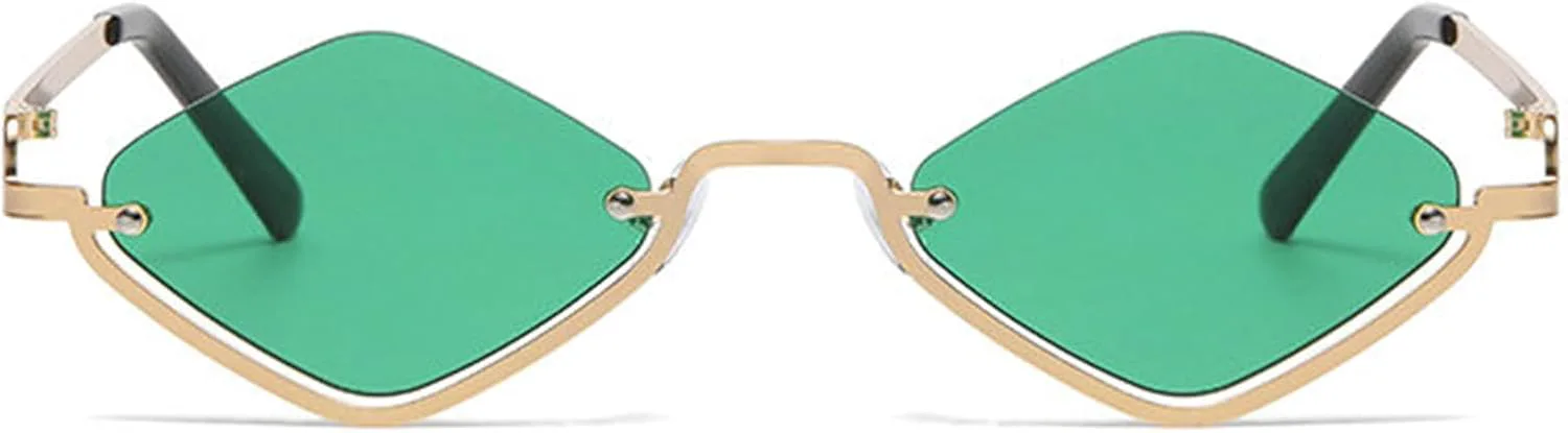 Женские солнцезащитные очки в форме бриллианта, маленькие, в стиле хип-хоп, с полуободковой оправой, металлические узкие винтажные очки для женщин и мужчин helena, C4
Женские солнцезащитные очки в форме бриллианта, маленькие, в стиле хип-хоп, с полуободковой оправой, металлические узкие винтажные очки для женщин и мужчин helena, C4