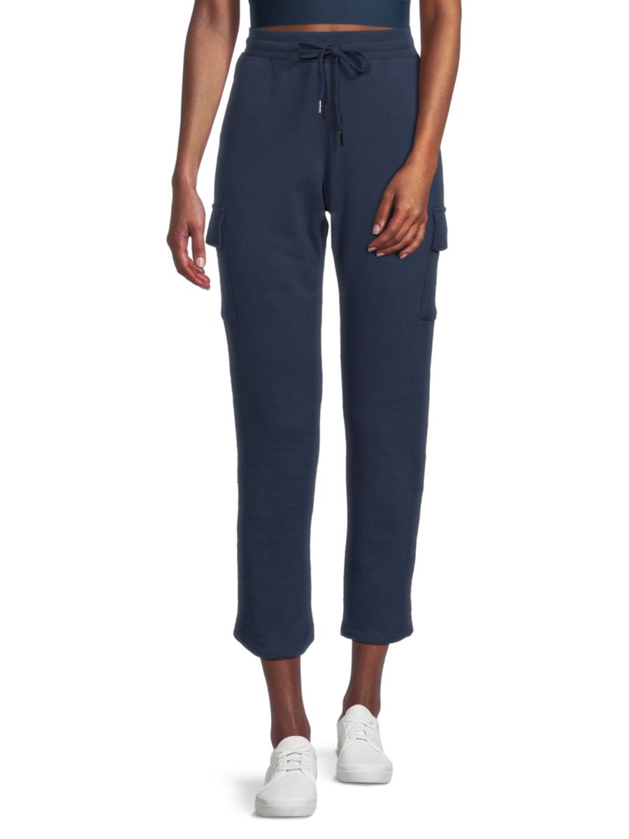 Укороченные флисовые брюки на завязках Andrew Marc, синий
Укороченные флисовые брюки на завязках Andrew Marc, синий