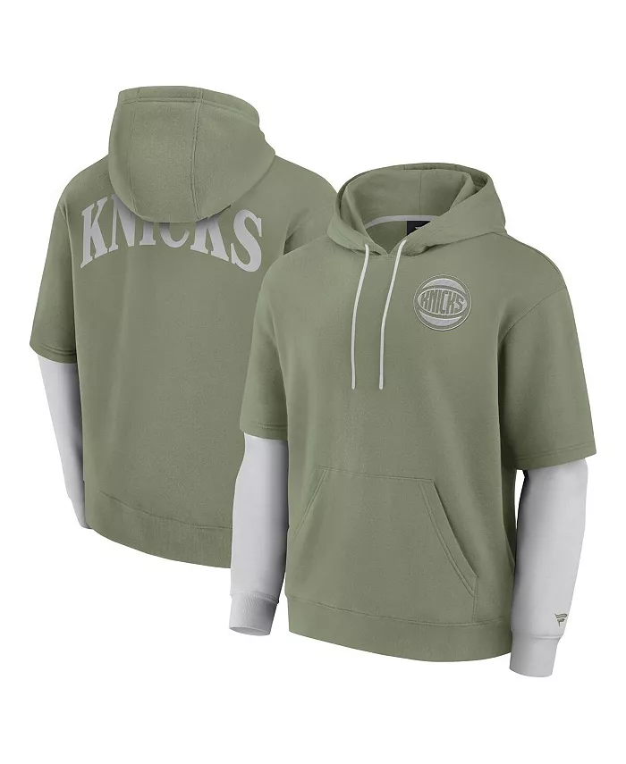 Мужская оливковая толстовка New York Knicks Elements Sleep Pullover Hoodie Fanatics
Мужская оливковая толстовка New York Knicks Elements Sleep Pullover Hoodie Fanatics