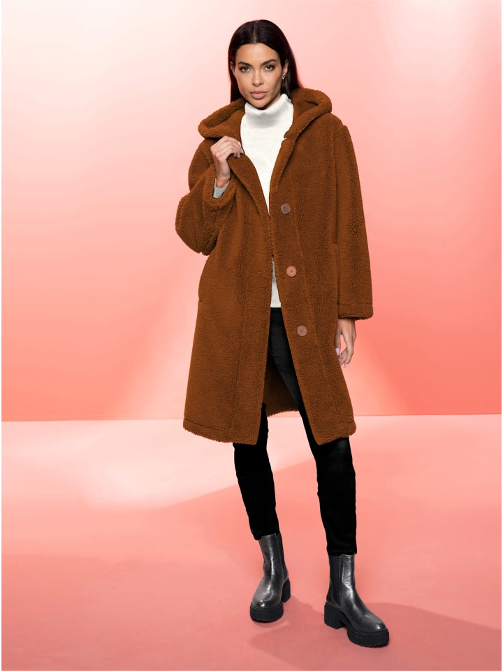 Зимнее пальто Heine, коричневый
Зимнее пальто Heine, коричневый