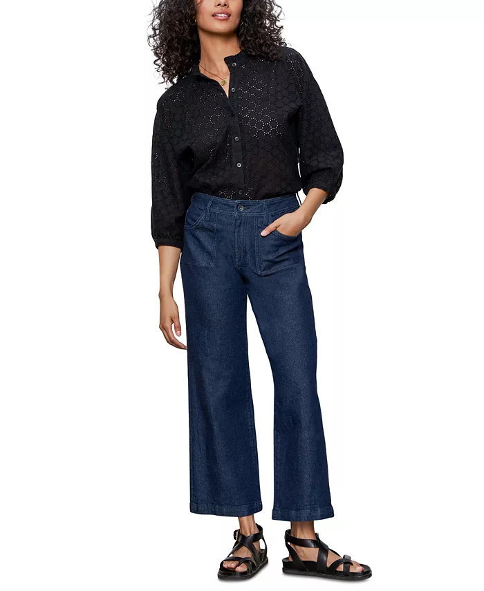 Джинсы Women's League с высокой талией и широкими штанинами Sanctuary, синий
Джинсы Women's League с высокой талией и широкими штанинами Sanctuary, синий