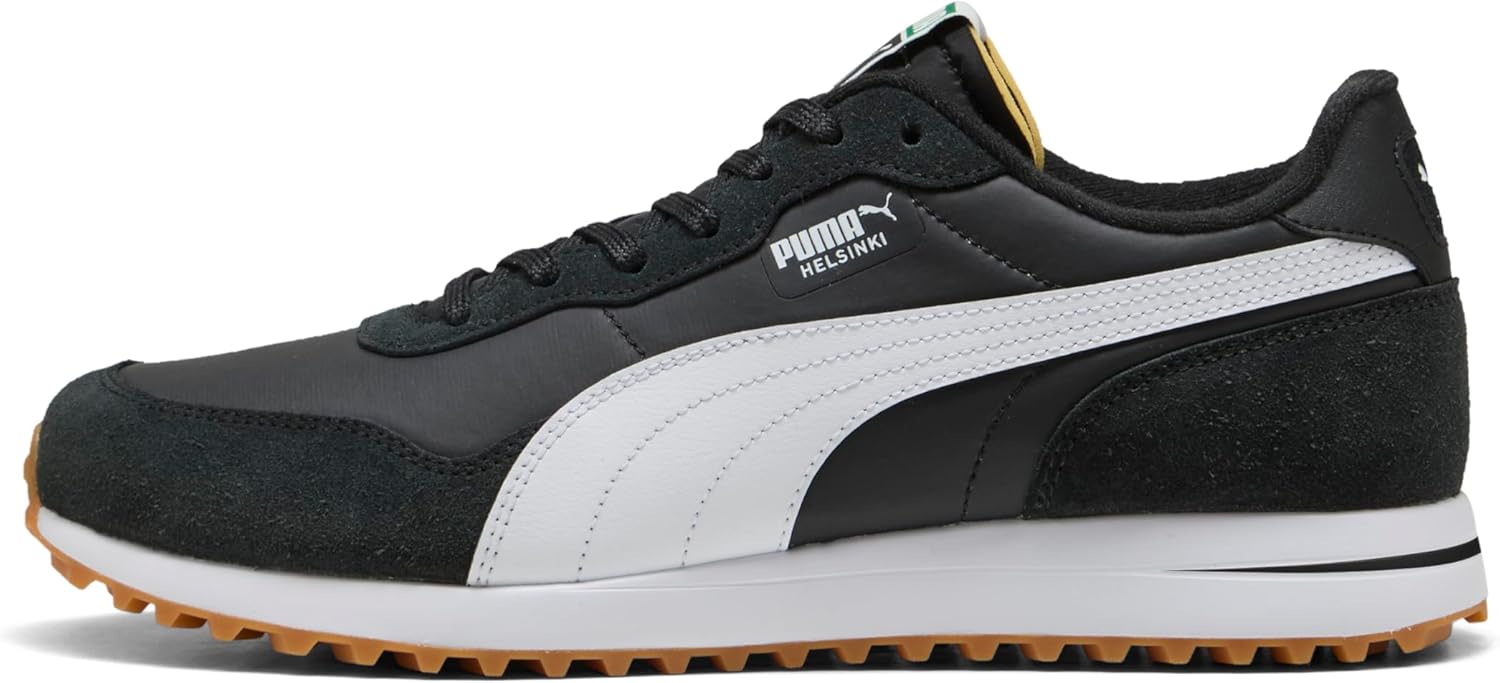 Кроссовки PUMA Helsinki G для гольфа, унисекс, белый/черный
Кроссовки PUMA Helsinki G для гольфа, унисекс, белый/черный
