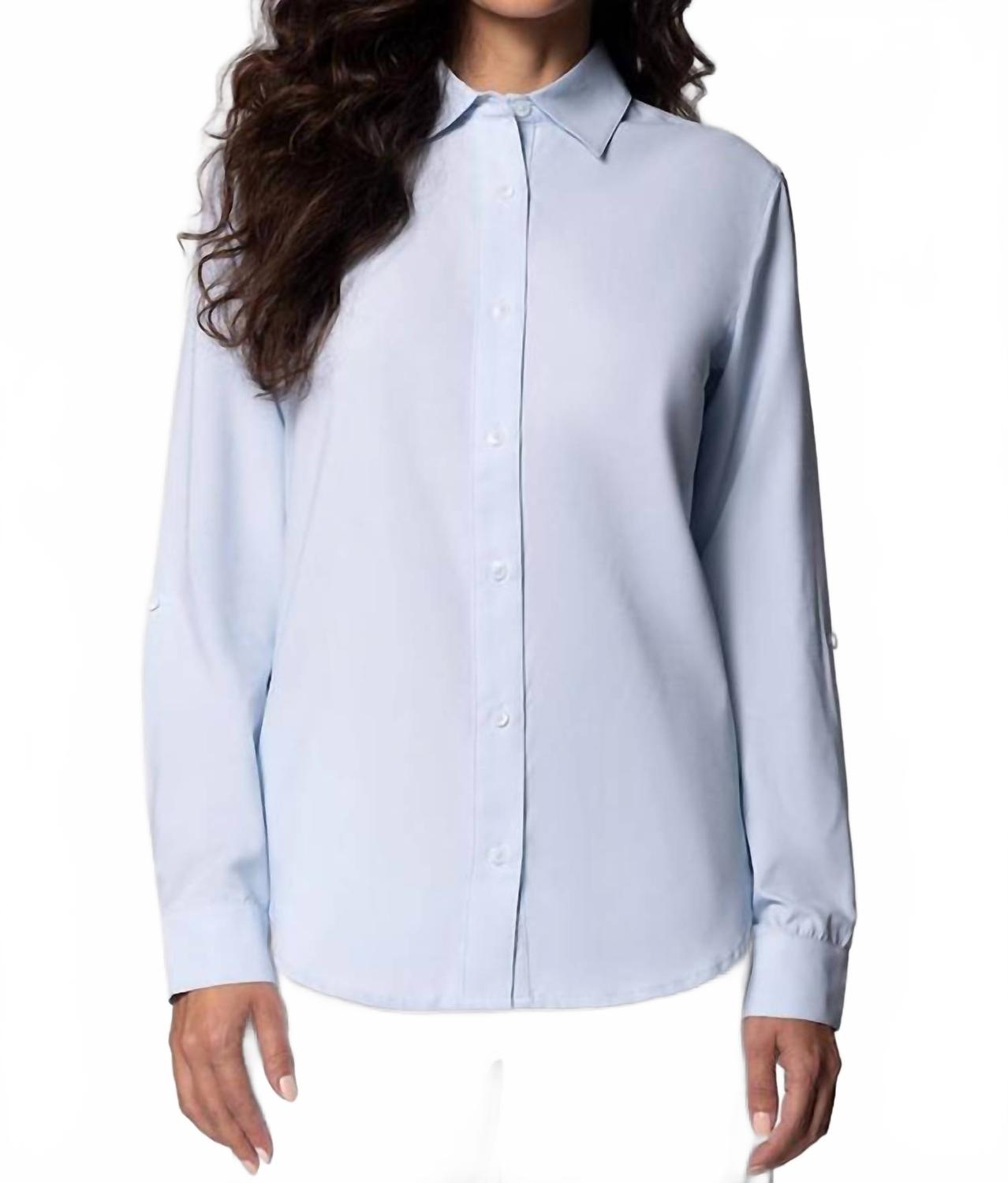 Хепберн Рубашка с длинными рукавами в светло-голубом цвете COOLIBAR
Хепберн Рубашка с длинными рукавами в светло-голубом цвете COOLIBAR