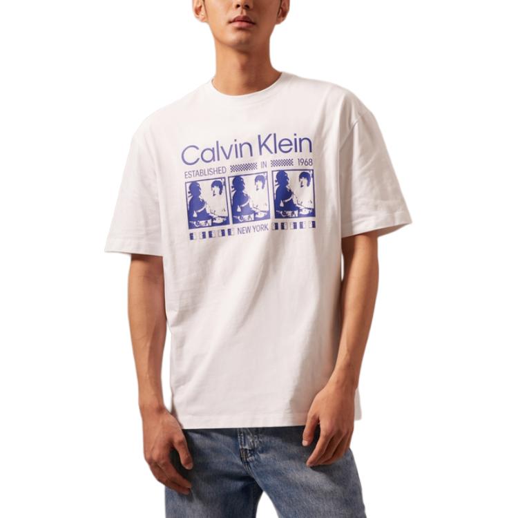 Футболка CALVIN KLEIN Rainbow Series мужская лунно-белая 
Футболка CALVIN KLEIN Rainbow Series мужская лунно-белая