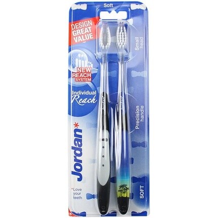 Зубная щетка Jordan Individual Reach, мягкая, 2 шт., Nike
Зубная щетка Jordan Individual Reach, мягкая, 2 шт., Nike