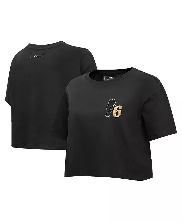 Женская черная футболка свободного кроя Philadelphia 76ers Holiday Glam Pro Standard
Женская черная футболка свободного кроя Philadelphia 76ers Holiday Glam Pro Standard