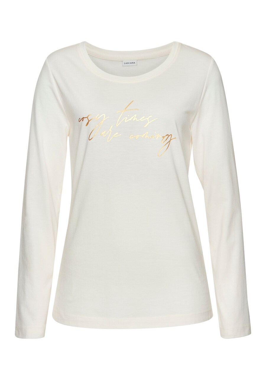 Пижамная рубашка LASCANA, белый
Пижамная рубашка LASCANA, белый