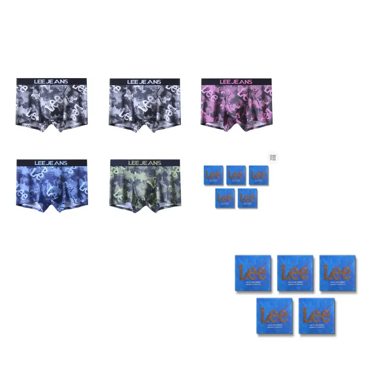 Lee Подарочный набор мужского белья 5 пар
Lee Подарочный набор мужского белья 5 пар
