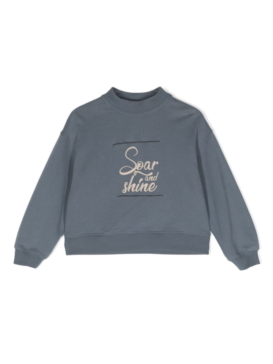Brunello Cucinelli Kids slogan-embroidered cotton hoodie, синий
Brunello Cucinelli Kids slogan-embroidered cotton hoodie, синий