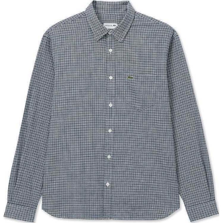 Клетчатая рубашка из хлопкового фланели LACOSTE, синий
Клетчатая рубашка из хлопкового фланели LACOSTE, синий