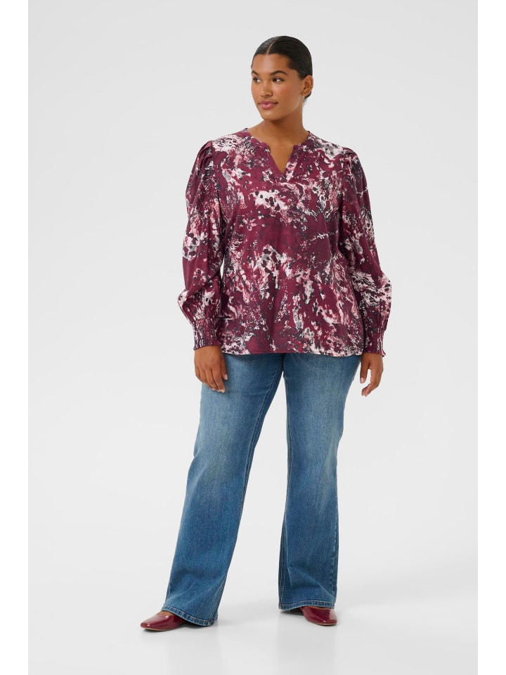 KAFFE curve Блузка с длинными рукавами KCmina, стандартный крой, красно-черный, с абстрактным графическим рисунком
KAFFE curve Блузка с длинными рукавами KCmina, стандартный крой, красно-черный, с абстрактным графическим рисунком