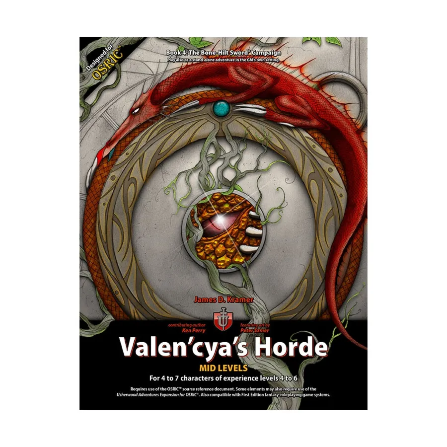 Bone-Hilt Sword #4 - Valen'cya's Horde (POD, Standard Color), Usherwood Adventures (Osric), мягкая обложка
Bone-Hilt Sword #4 - Valen'cya's Horde (POD, Standard Color), Usherwood Adventures (Osric), мягкая обложка