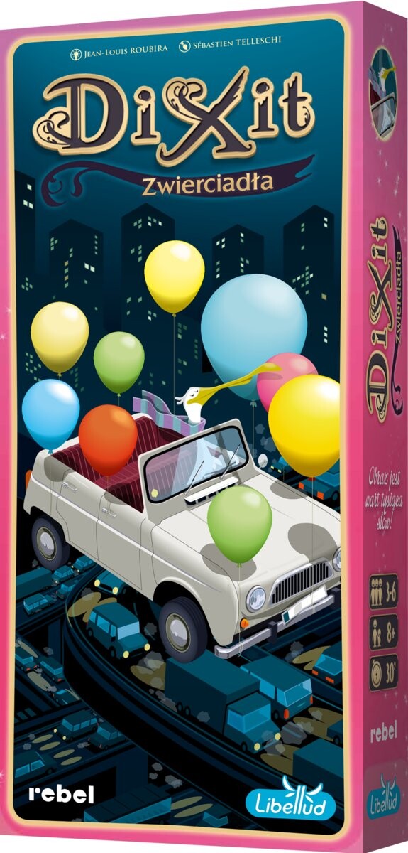 Dixit Mirrors, дополнение к игре Rebel.
Dixit Mirrors, дополнение к игре Rebel.