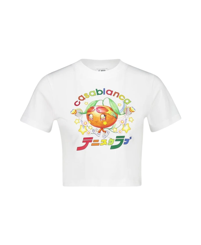 Укороченная детская футболка с принтом талисмана Casablanca, белый
Укороченная детская футболка с принтом талисмана Casablanca, белый