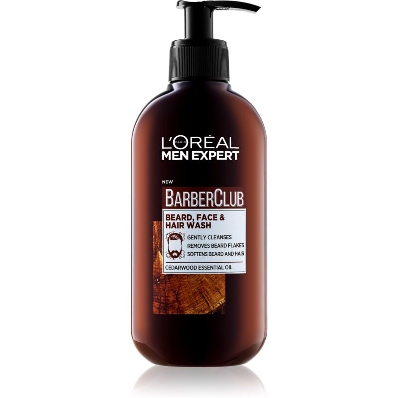 L'Oréal Paris Men Expert Barber Club гель для мытья бороды, лица и волос 200 мл Inna Marka
L'Oréal Paris Men Expert Barber Club гель для мытья бороды, лица и волос 200 мл Inna Marka