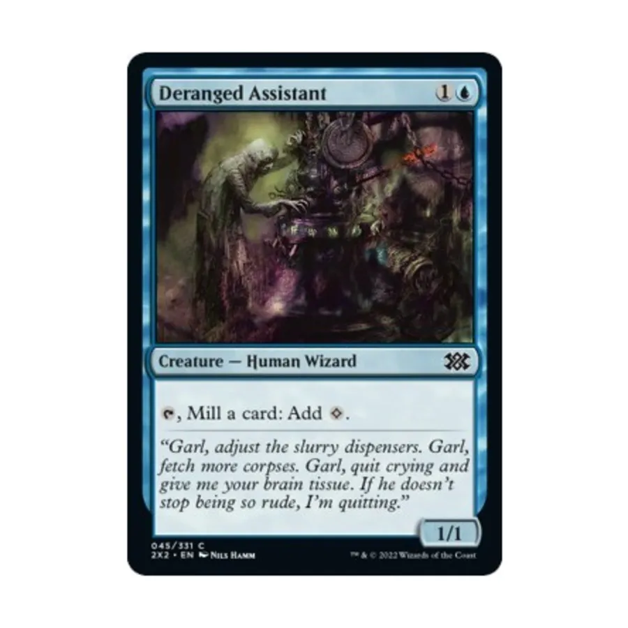 CCG Невменяемый помощник (С), MTG - Double Masters 2022 
CCG Невменяемый помощник (С), MTG - Double Masters 2022