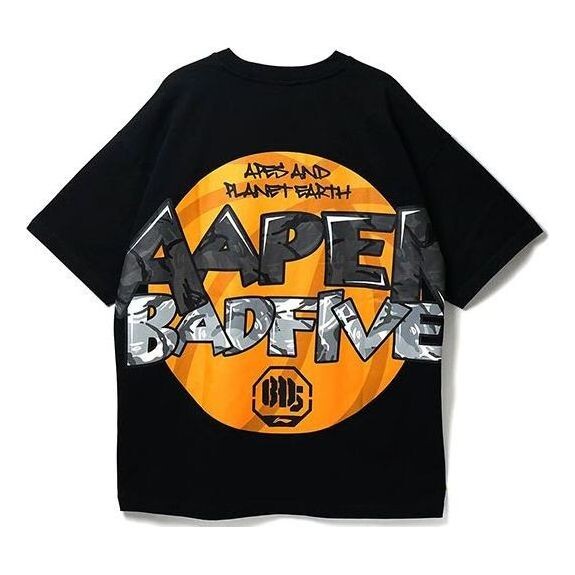 Футболка x aape badfive графическая свободная футболка Li-Ning, черный
Футболка x aape badfive графическая свободная футболка Li-Ning, черный