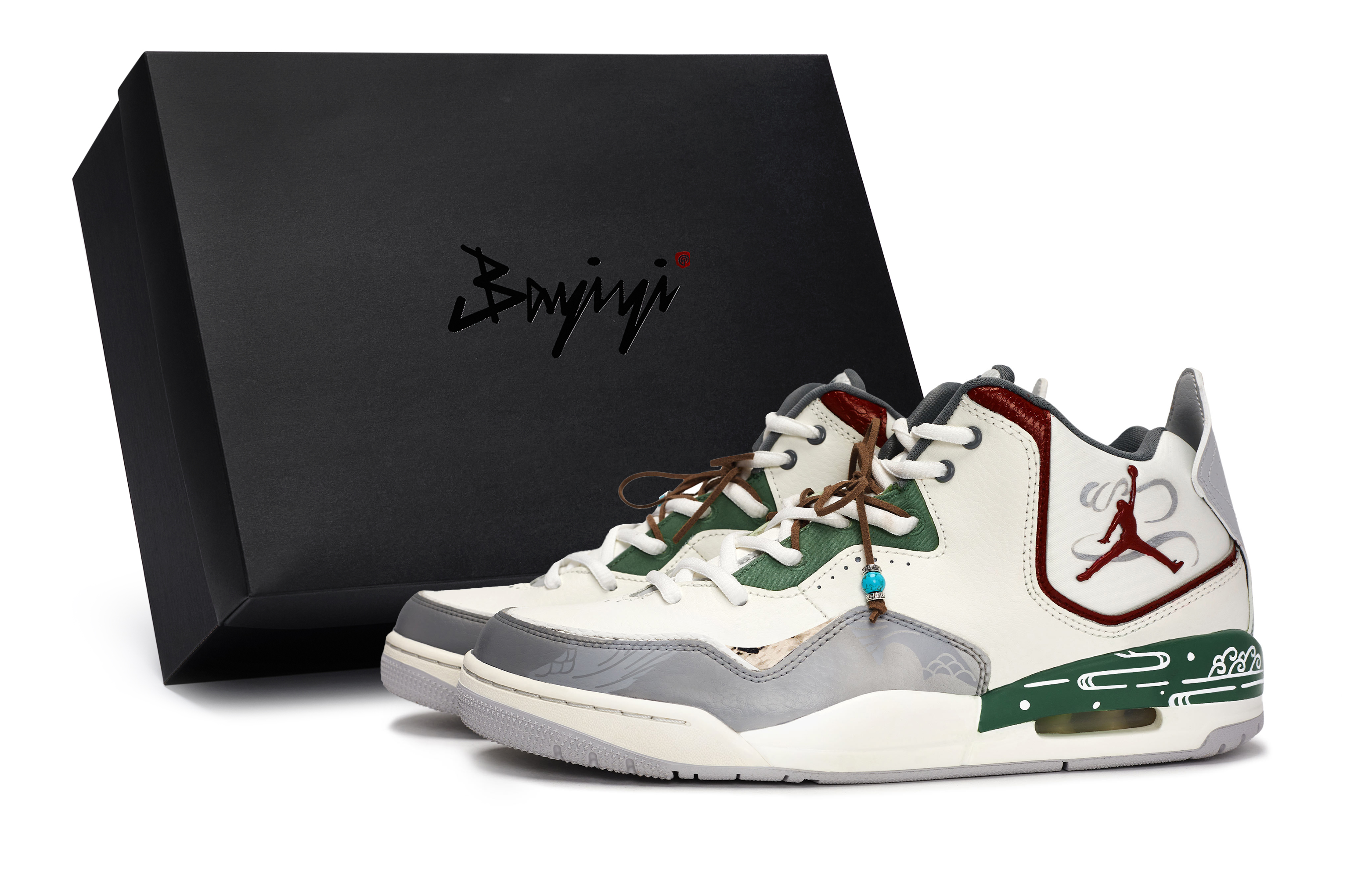 Jordan Баскетбольные кроссовки Courtside 23 Vintage, мужские, средний верх, серые/белые/красные/зеленые
Jordan Баскетбольные кроссовки Courtside 23 Vintage, мужские, средний верх, серые/белые/красные/зеленые