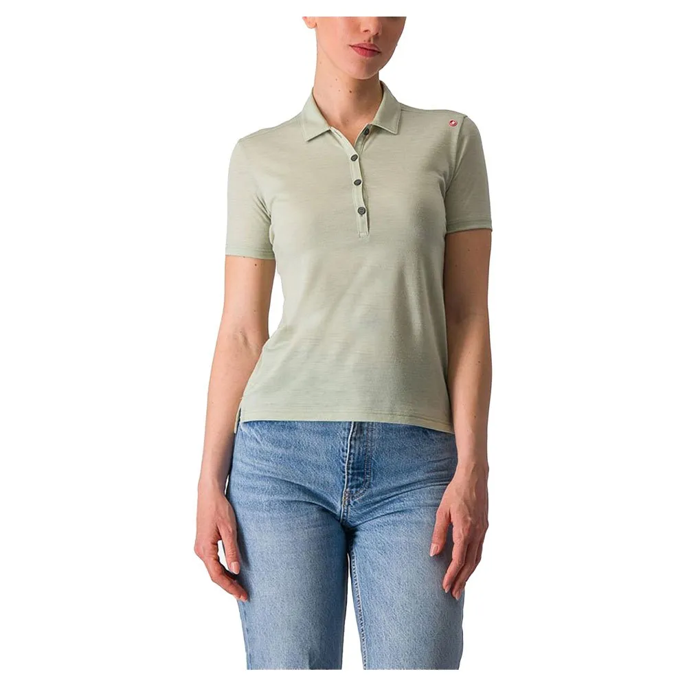 Поло с коротким рукавом Castelli Merino, зеленый
Поло с коротким рукавом Castelli Merino, зеленый