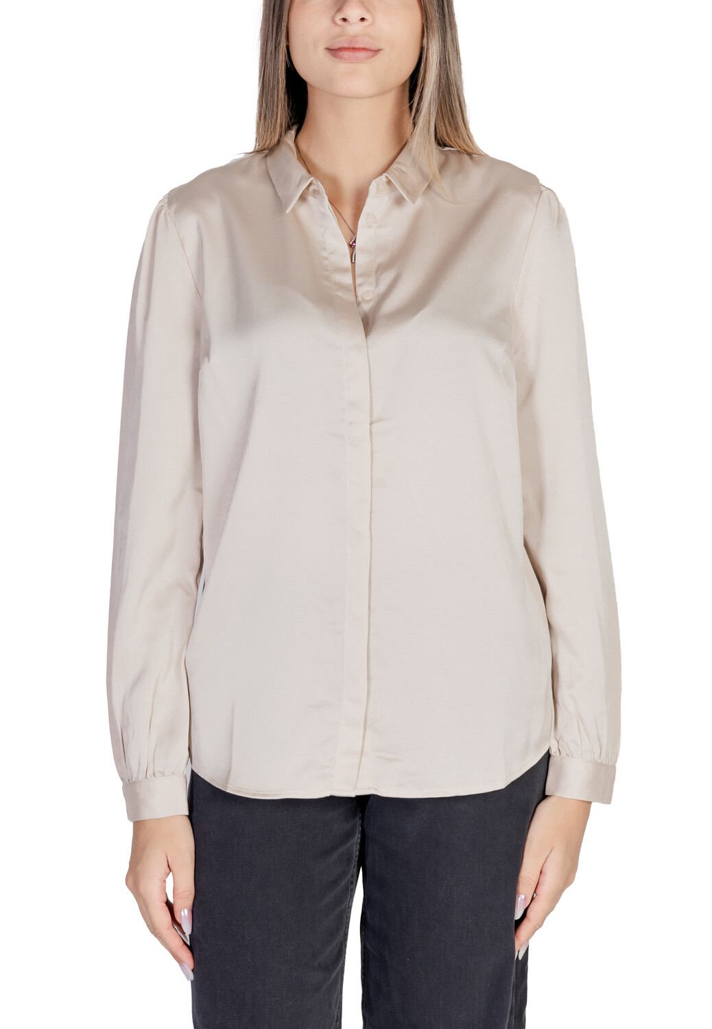 Рубашка VILA однотонная, золотой
Рубашка VILA однотонная, золотой