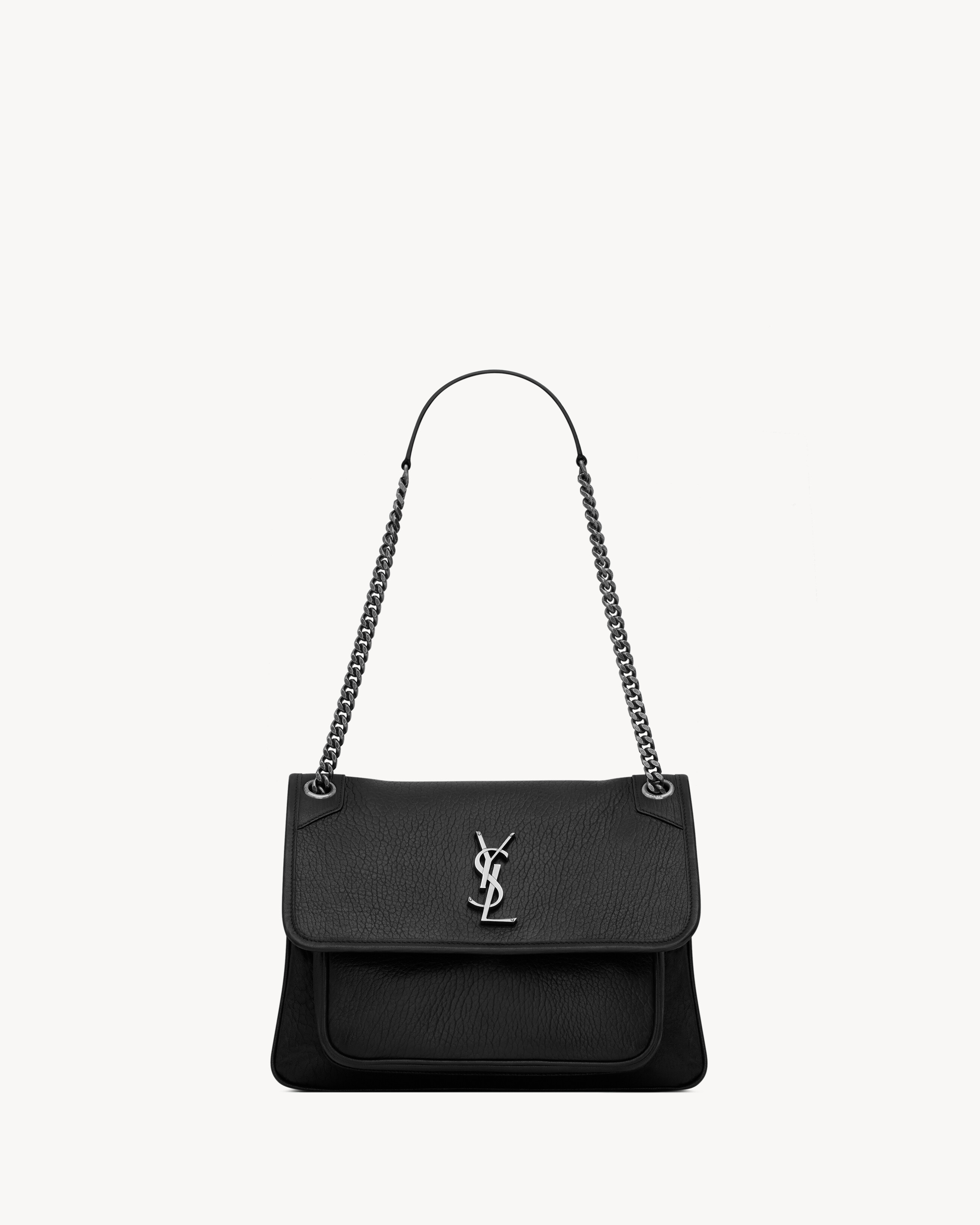 Сумка с передним клапаном и логотипом CASSANDRE Saint Laurent, черный
Сумка с передним клапаном и логотипом CASSANDRE Saint Laurent, черный