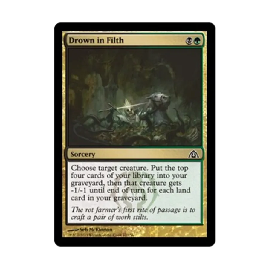 CCG Утопить в грязи (С) (Фольга), MTG - Dragon's Maze
CCG Утопить в грязи (С) (Фольга), MTG - Dragon's Maze