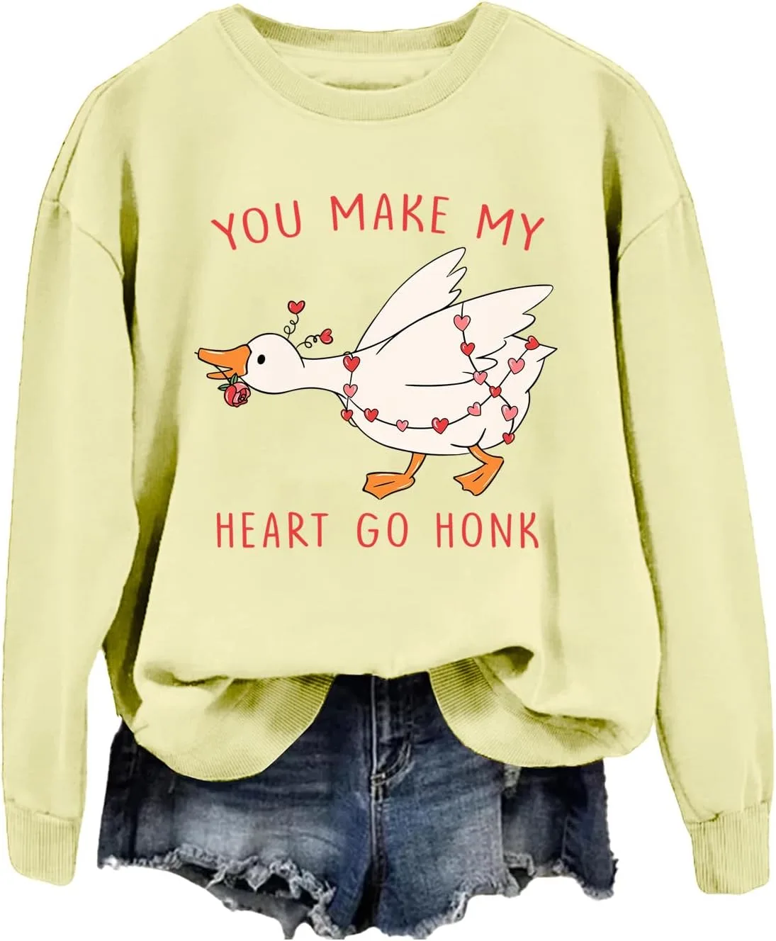 Толстовка с принтом "You Make My Heart Go Honk" Yuisi Doxn
Толстовка с принтом "You Make My Heart Go Honk" Yuisi Doxn